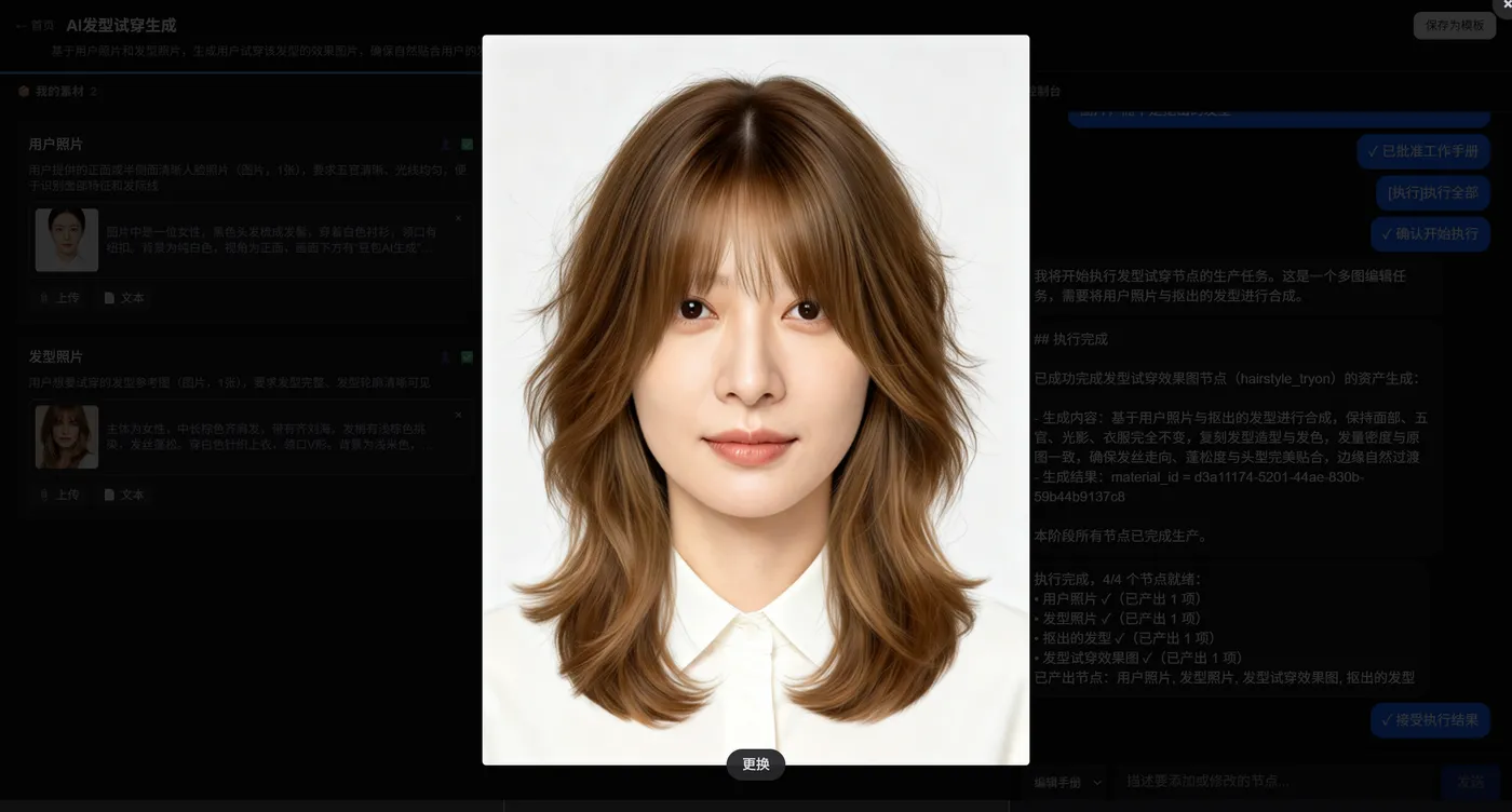 AI 发型试穿工作流封面图